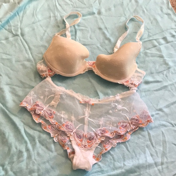 LOU Dragonfly 34B Bra & Small Hotpant Set - Picture 1 of 16